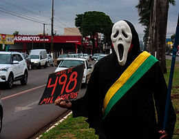 Protestos no sábado tiveram presença da Aduems