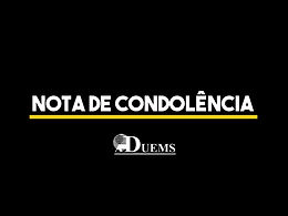 Nota de condolências ao professor Dr. Adilson Crepalde, pelo falecimento de Marlene Crepalde