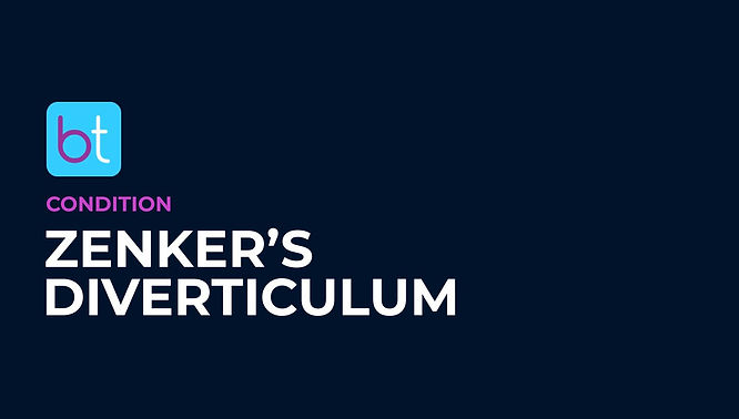 Zenker's Diverticulum Condition Overview