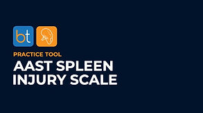 AAST Spleen Injury Scale Grading