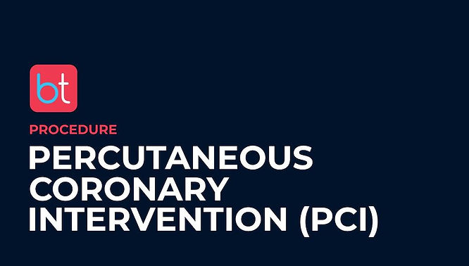 Percutaneous Coronary Intervention (PCI) Procedure Prep