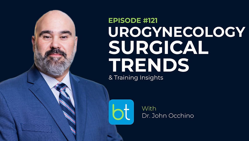 Urogynecology Surgical Trends & Training Insights with Dr. John Occhino, Dr. Amy Park, Dr. Mark Hoffman on the BackTable OBGYN Podcast