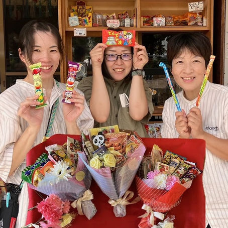 シーリングスタンプ&ミニ駄菓子ブーケ作り