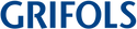 Blaue Buchstaben Logo Grifols - Pharma- und Chemieunternehmen