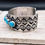 Thumbnail: Randy Boyd  Navajo Sterling Silver Cuff/Bracelet 7 Turquoise Cabochons