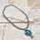 Thumbnail: Navajo Sterling Silver Necklace Turquoise Pendant
