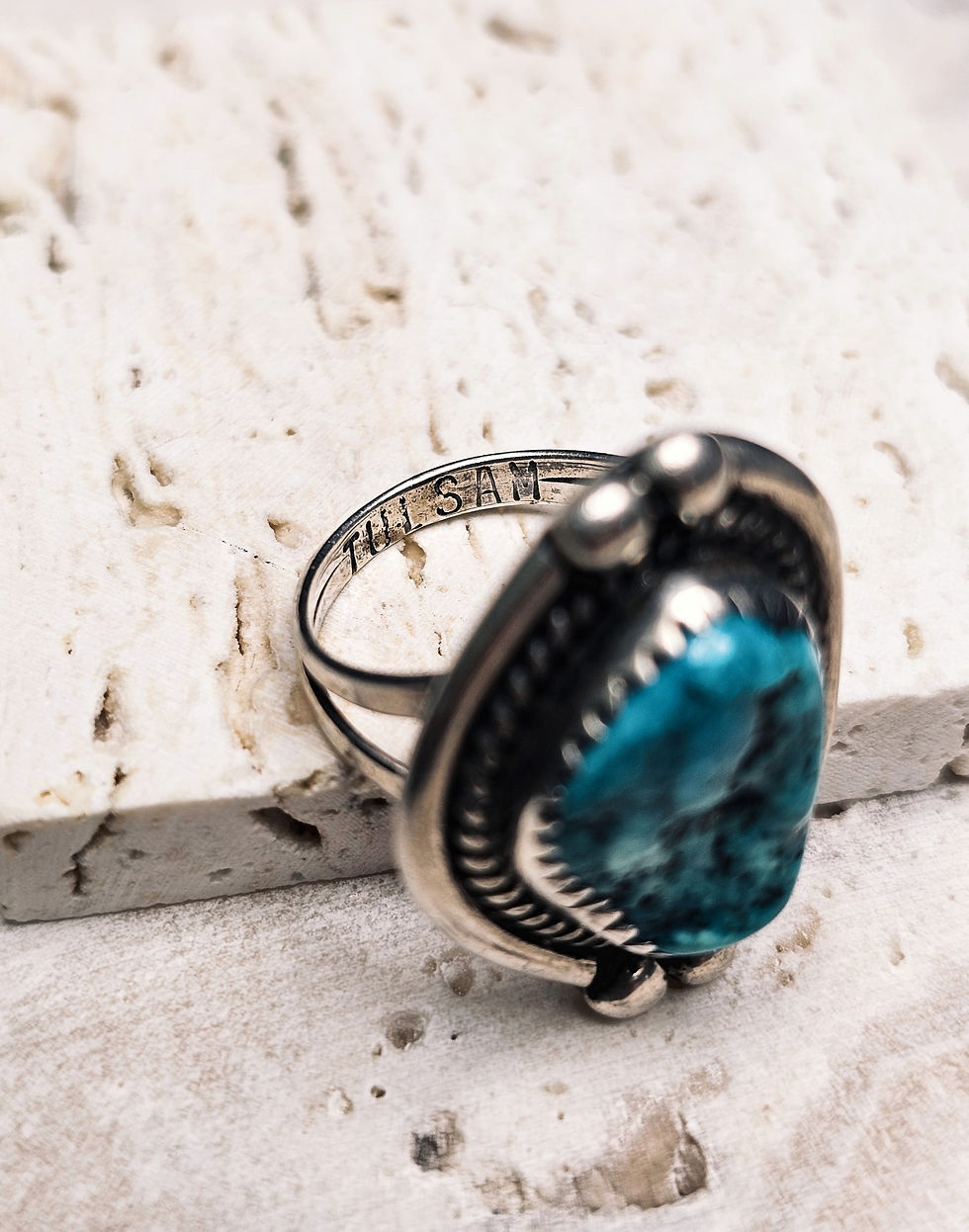 Thumbnail: Sam Tully Turquoise Ring Size 5