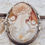 Thumbnail: Vintage Antique 14K White Gold Shell Cameo Brooch Pendant • Floral High Relief Carving