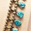 Thumbnail: Navajo Kingman Turquoise Squash Blossom Necklace