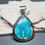 Thumbnail: Gorgeous Large Royston Turquoise Cooper Willie Pendant