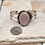Thumbnail: Vintage NATIVE AMERICAN Sterling Silver Pink Mother of Pearl Cuff