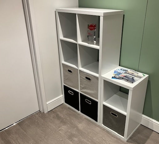 Office Interior - Cube Storage Units