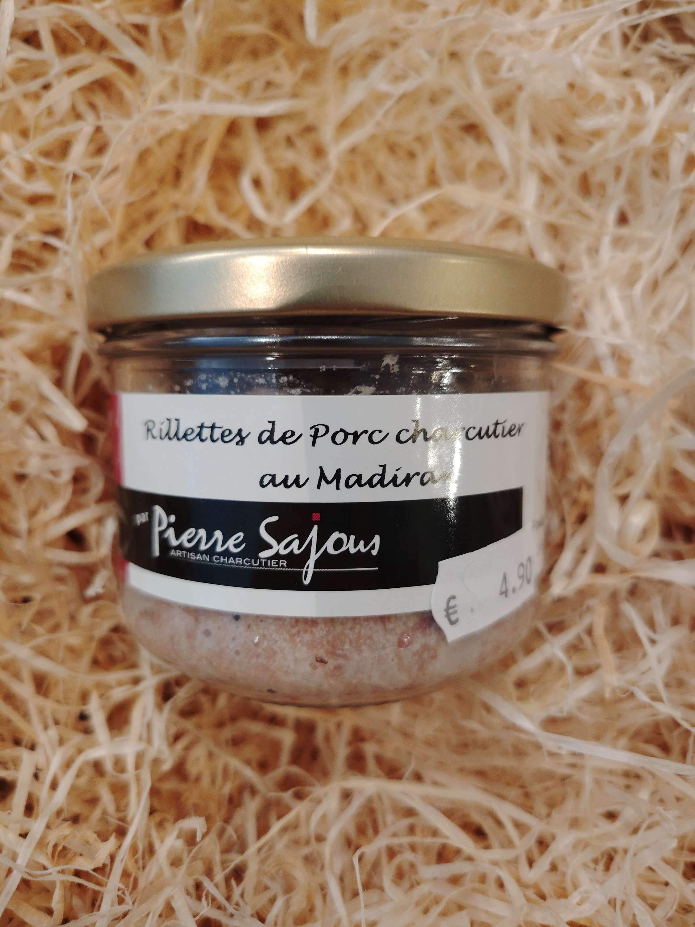 Rillettes de porc charcutier au Madiran Pierre Sajous /180g