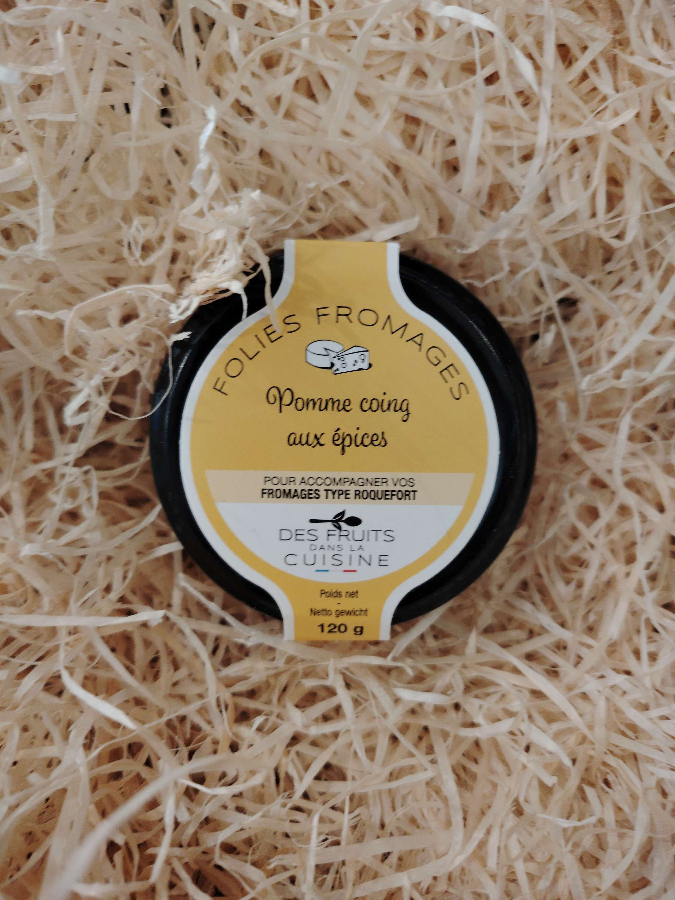 Confiture Pomme Coing aux Épices  / 120g