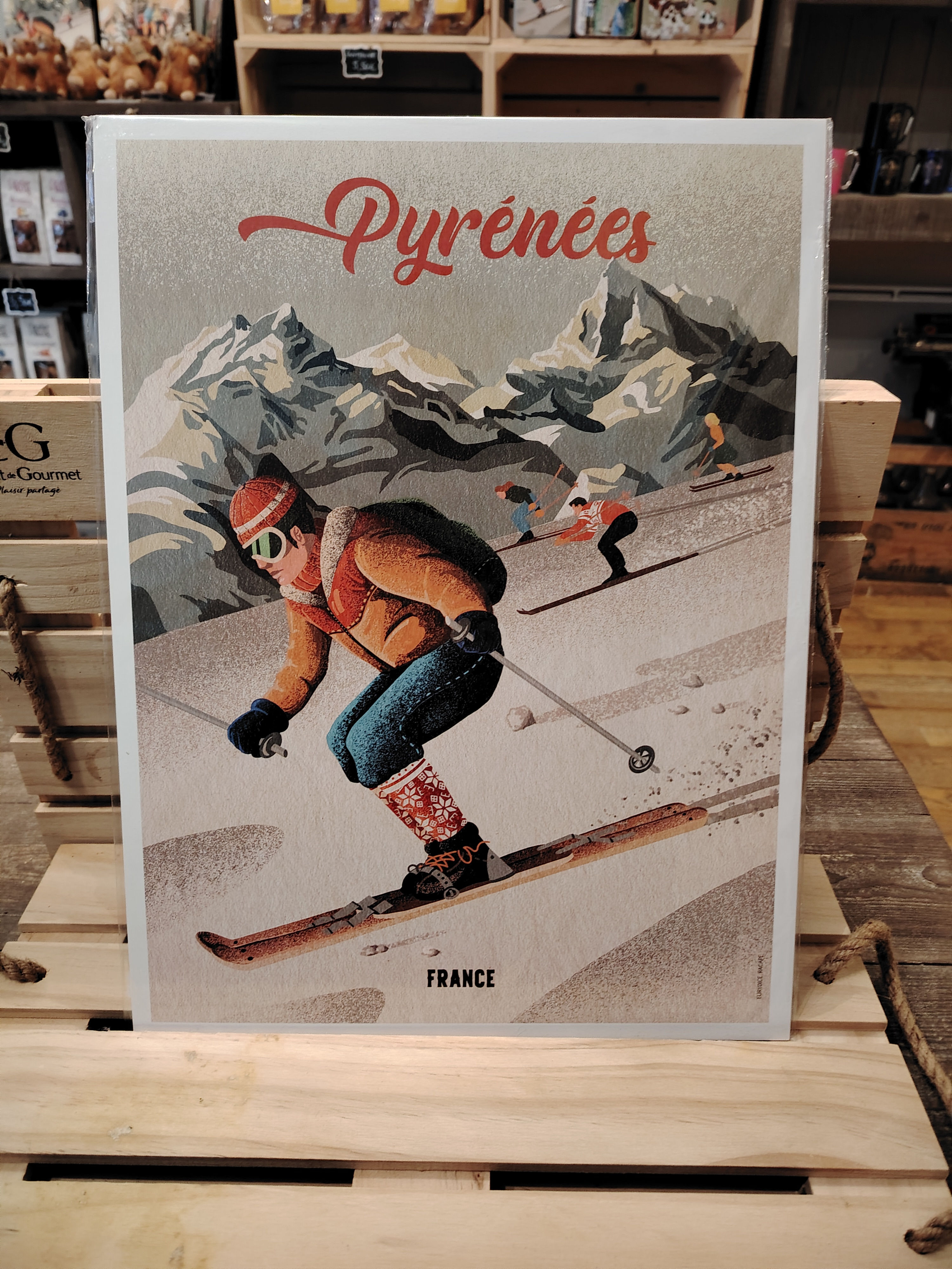 Affiche Vintage - Pyrénées