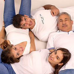 family posing for Family photography shoot