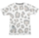 pickleball leopard t shirt with a pickelball artwear crying eye on the front