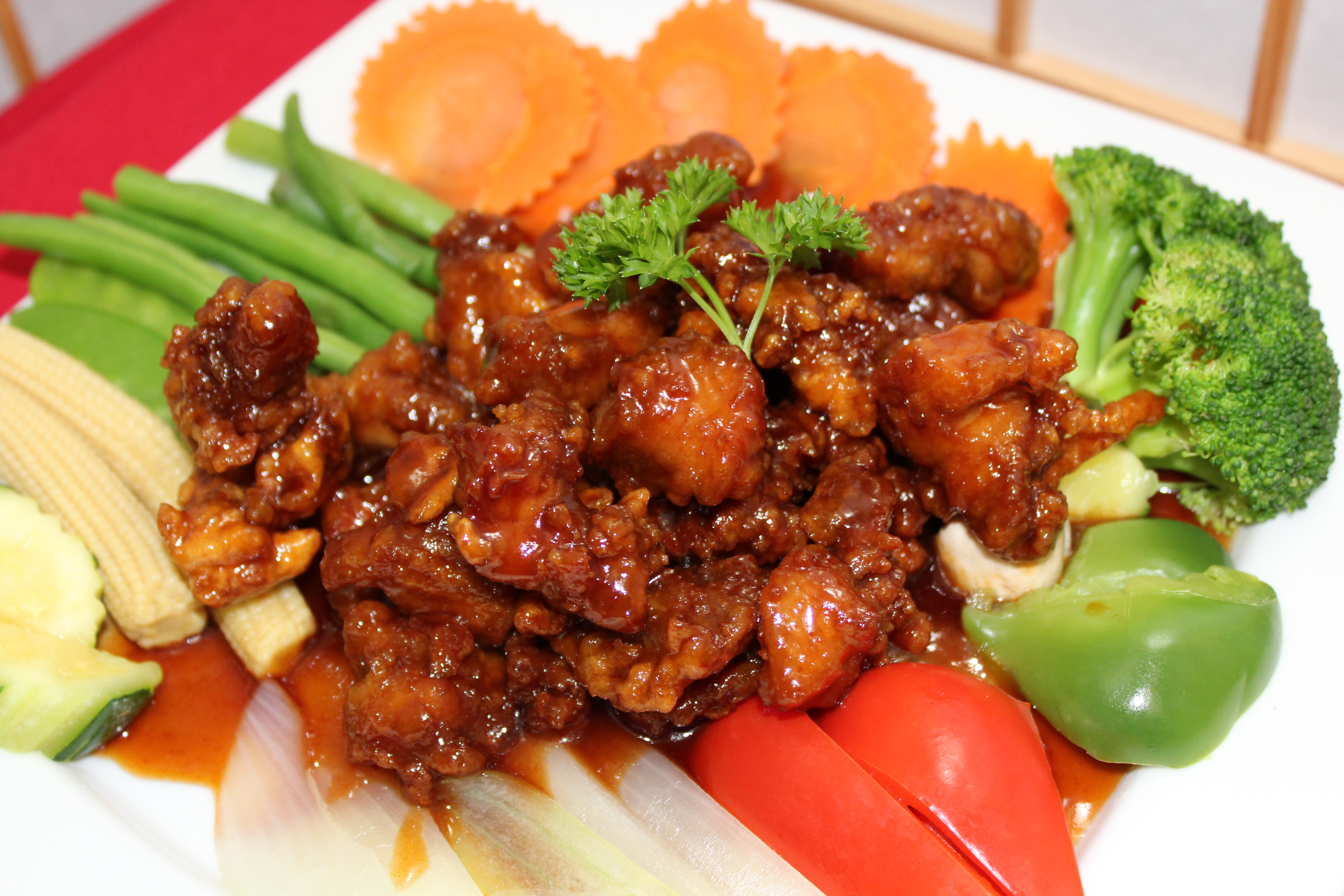 Arranged Food and Objects