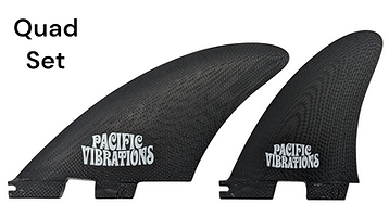 Surfboard Fins | CA | Pacific Vibrations Surboard Fins | Quad