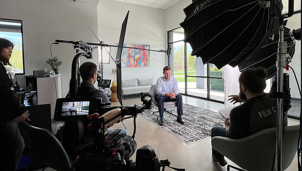 Visionaery Productions filming retainer video content