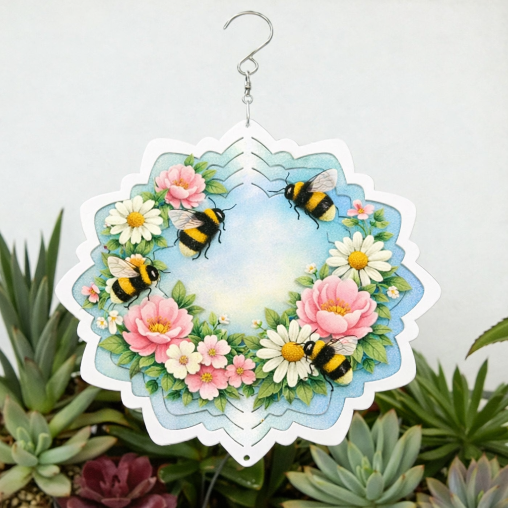 Flower Wind Spinner