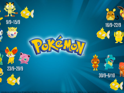 McDonalds across Sweden receiving Pokemon Happy Meal toys