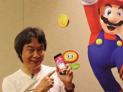 Miyamoto gives a hands on video for Super Mario Run
