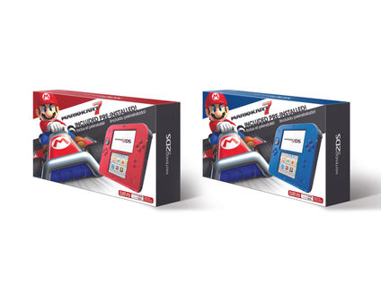 Luigi Accidentally Swaps the Colors of the Nintendo 2DS System