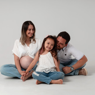 Ensaio família no estudio