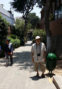 Quiet walkway through Barranco’s older streets.