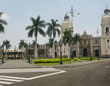 Metropolitan Cathedral in Limas Plaza Major.