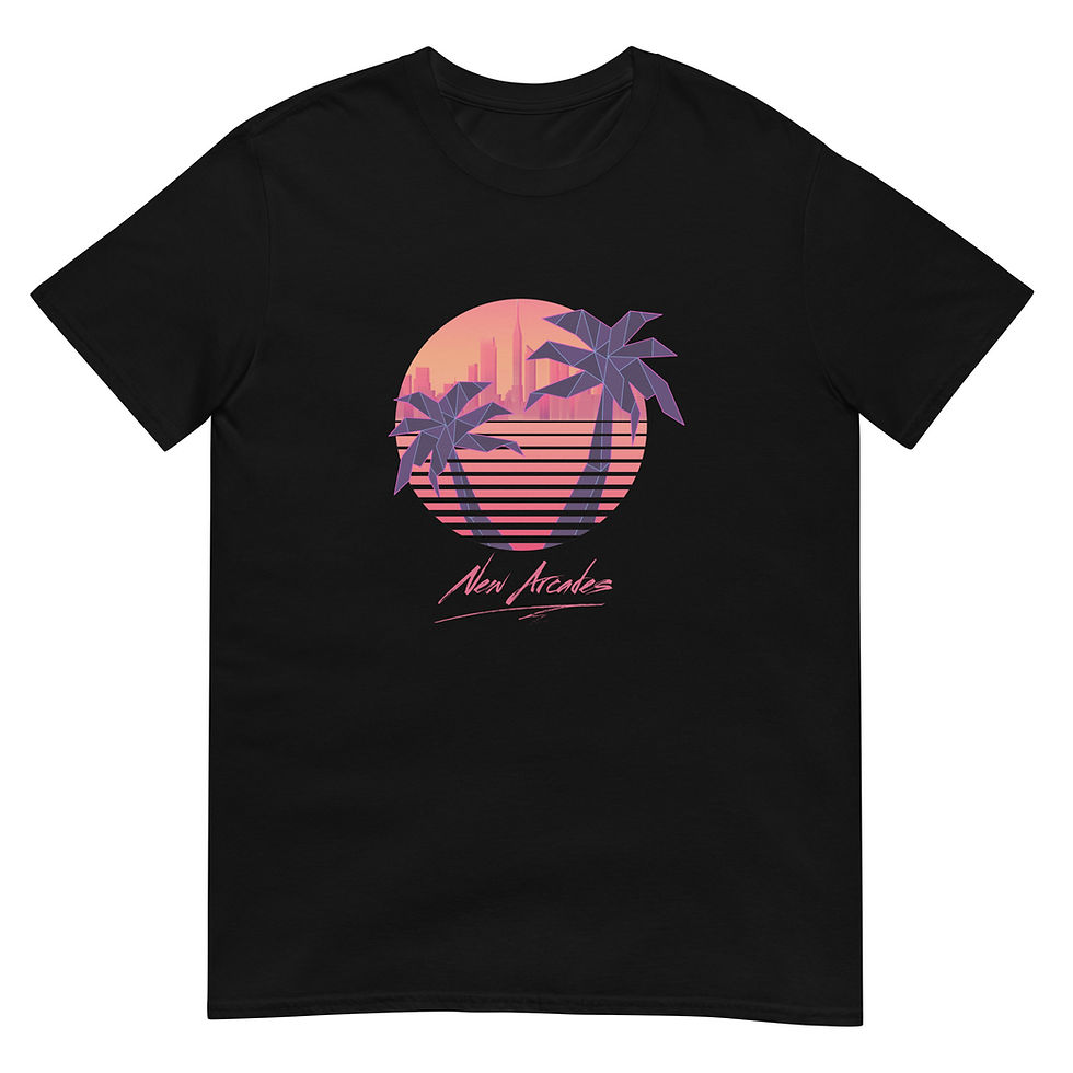 Thumbnail: New Arcades - A Night To Reflect - Short-Sleeve Unisex T-Shirt