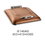 Thumbnail: Square Mesh Lid Electric Chafing Dish (Matte/Rose Copper Finish)IE1464D
