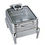 Thumbnail: Silver and bronze Chafing dish with Glass Lid
