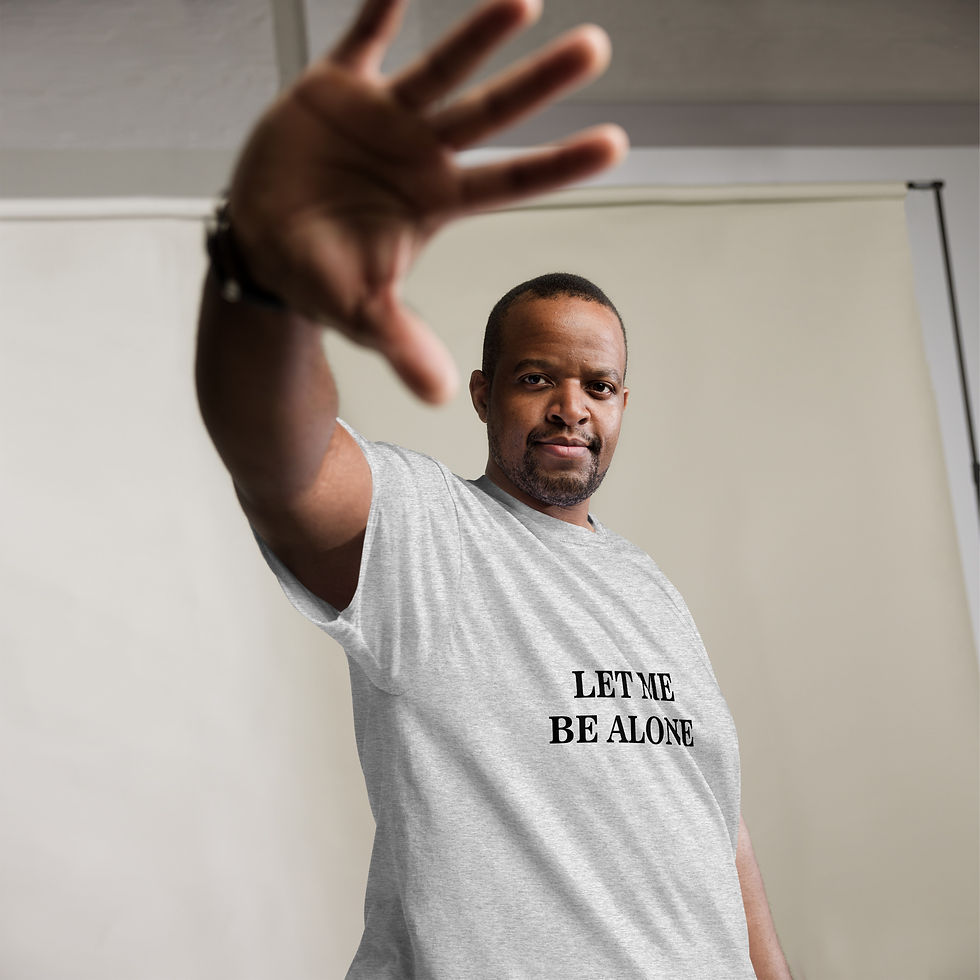 Миниатюра: Let Me Be Alone T-Shirt | Express Yourself in Style | T-Shirts for Introverts