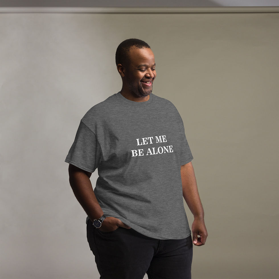 Миниатюра: Let Me Be Alone T-Shirt | Express Yourself in Style | T-Shirts for Introverts