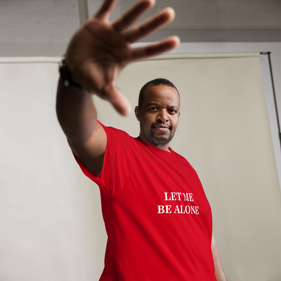 Миниатюра: Let Me Be Alone T-Shirt | Express Yourself in Style | T-Shirts for Introverts