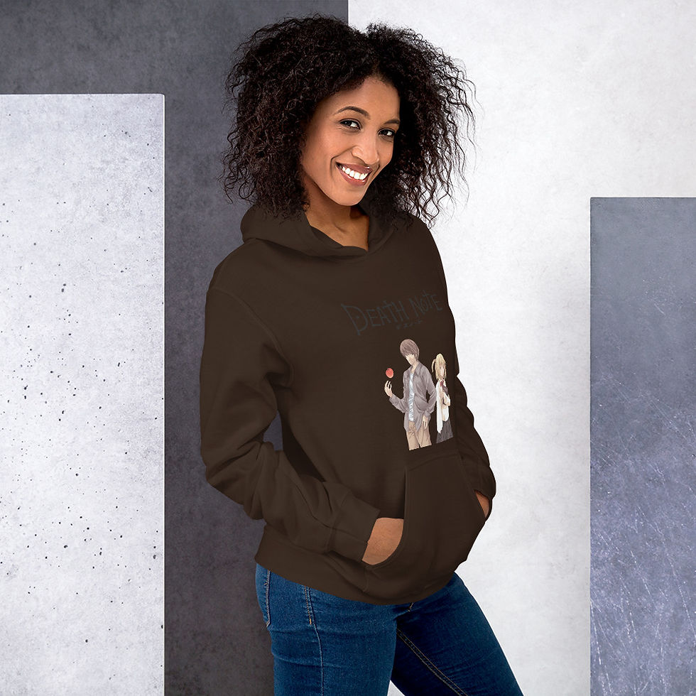 Thumbnail: Death Note Unisex Hoodie | Ryuk, Misa Amane, Light Yagami Hoodie | Anime Hoodie