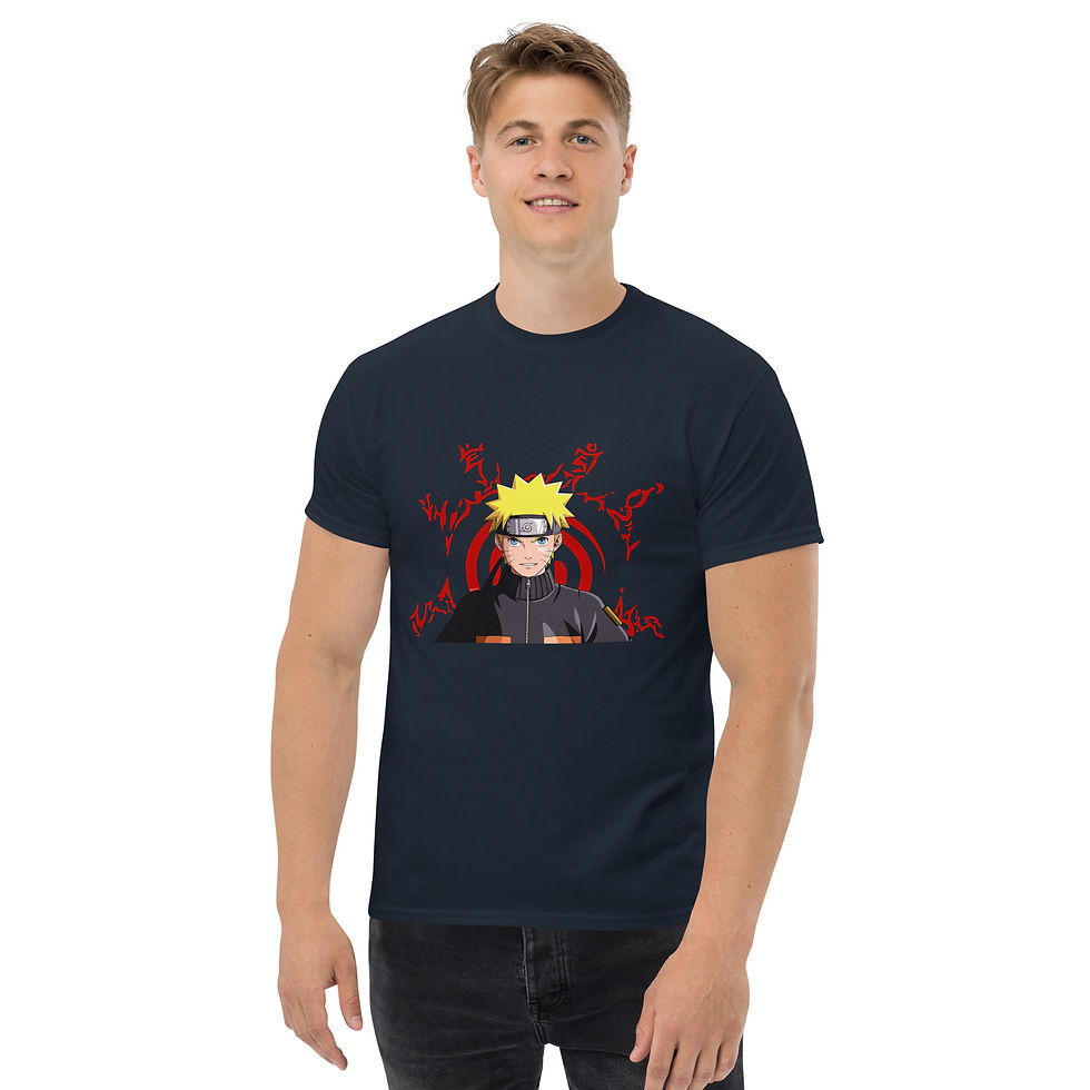 Minijatura: Naruto Anime Unisex T-Shirt Graphic Tees