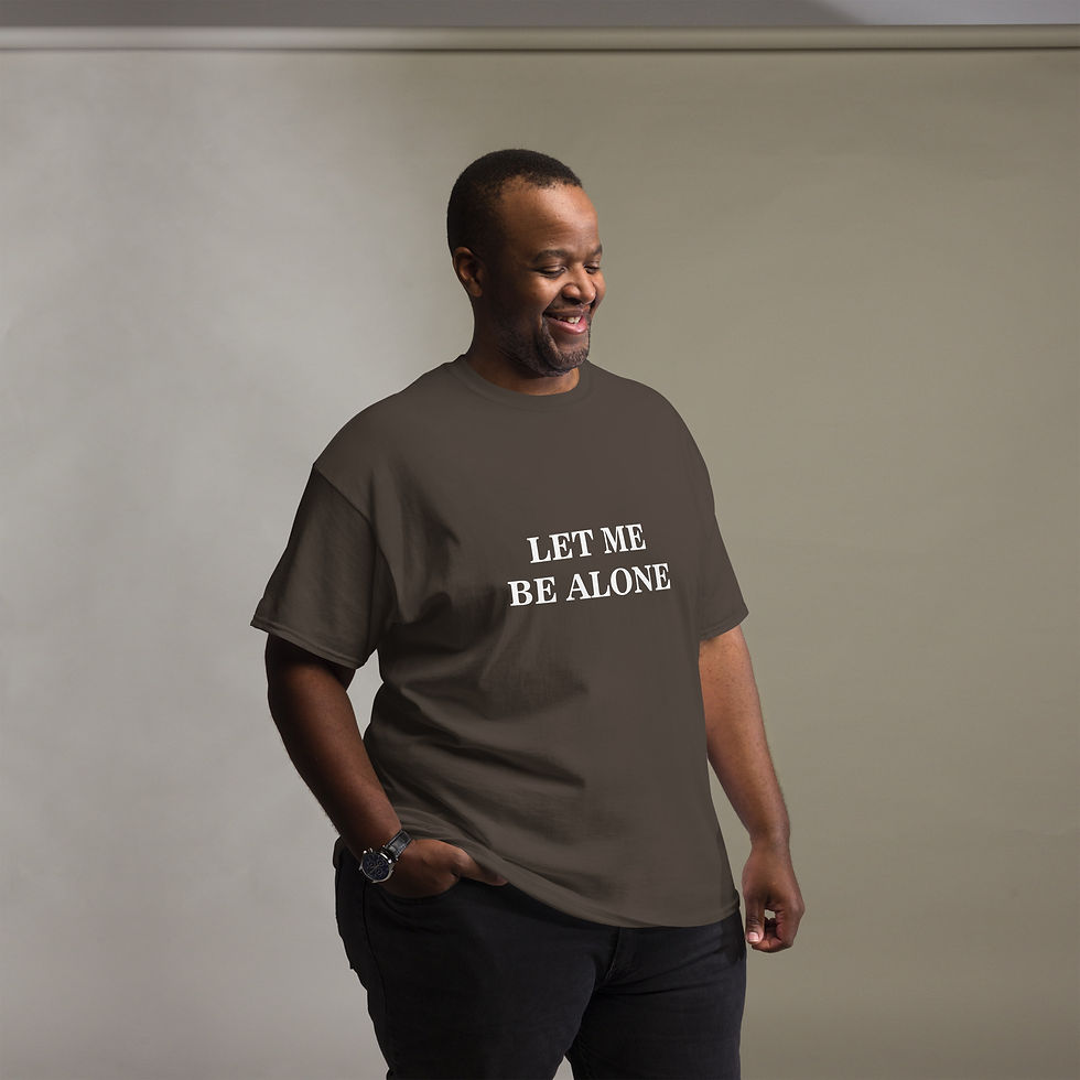 Миниатюра: Let Me Be Alone T-Shirt | Express Yourself in Style | T-Shirts for Introverts