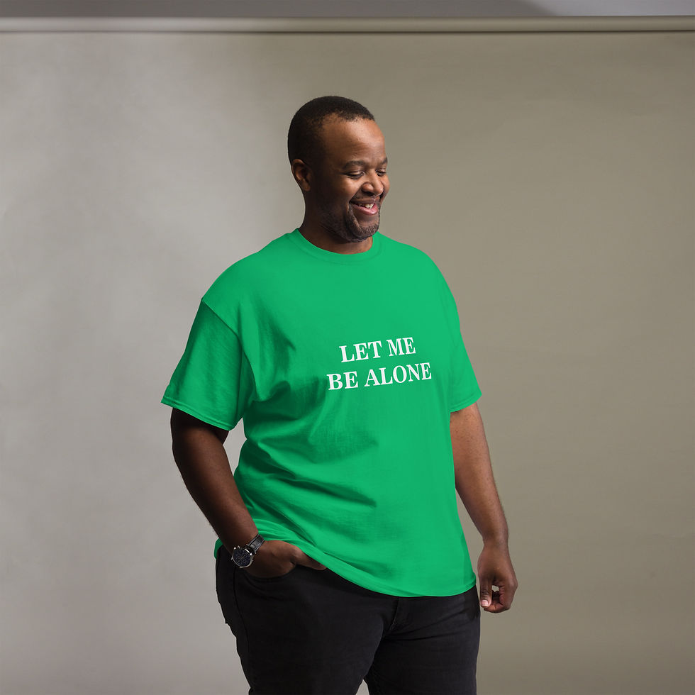 Миниатюра: Let Me Be Alone T-Shirt | Express Yourself in Style | T-Shirts for Introverts