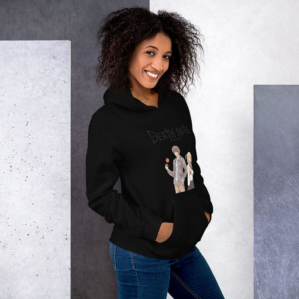 Thumbnail: Death Note Unisex Hoodie | Ryuk, Misa Amane, Light Yagami Hoodie | Anime Hoodie