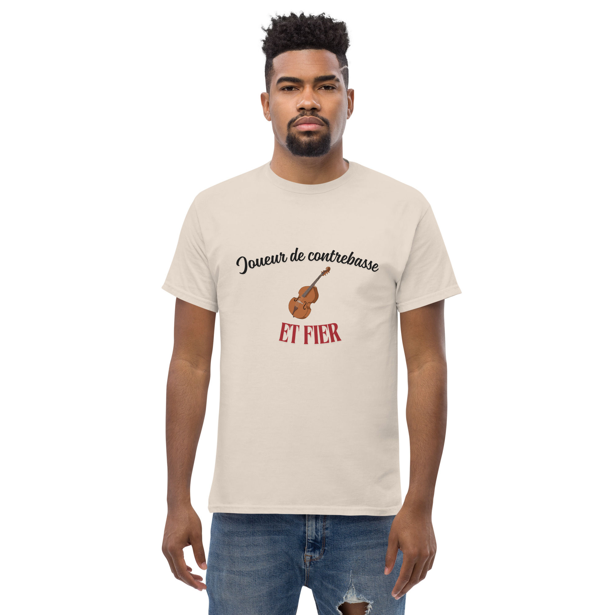 T-shirt "joueur de Contrebasse"