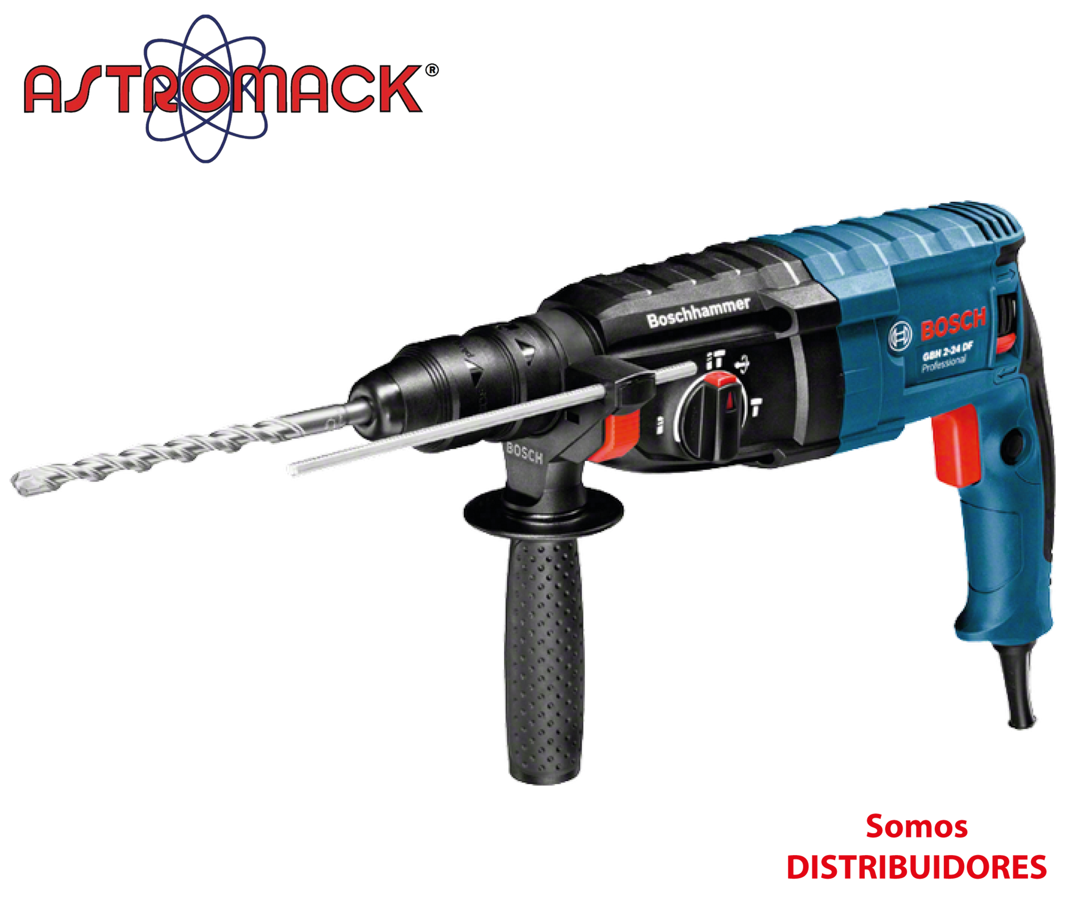 Taladro percutor de 0.75 pulg. 800 W Ref. GBH 2-26 DRE VVR