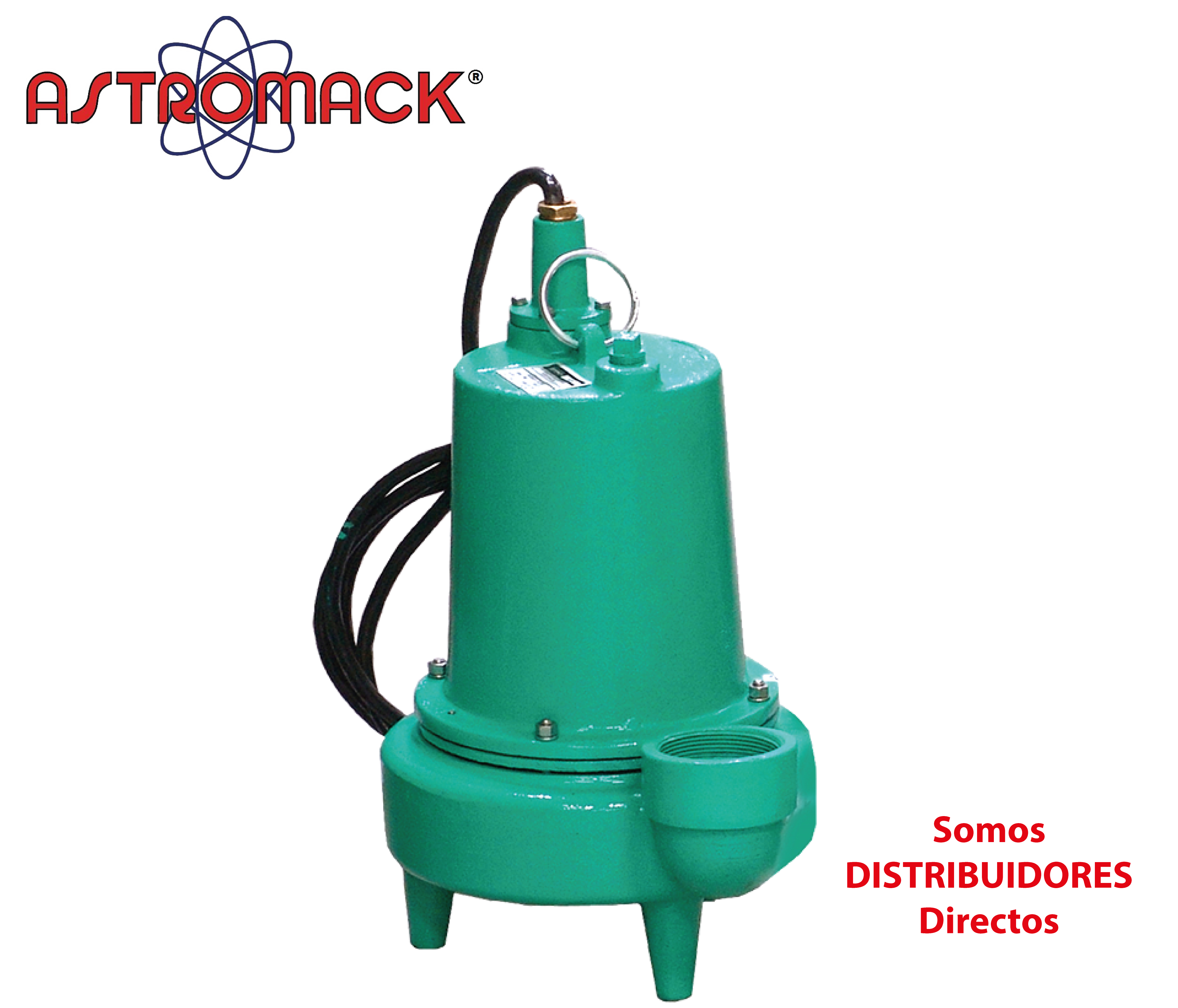 Motobomba sumergible de 3 pulg