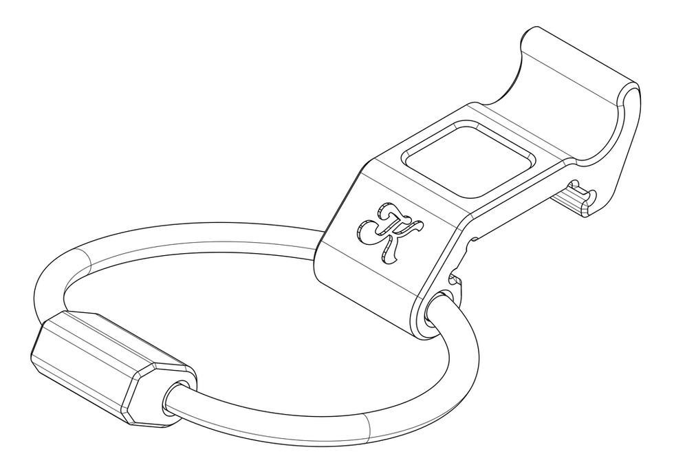 CAD drawing of a KOLIBRI.works BUSS (Brutally Useful Sling System)