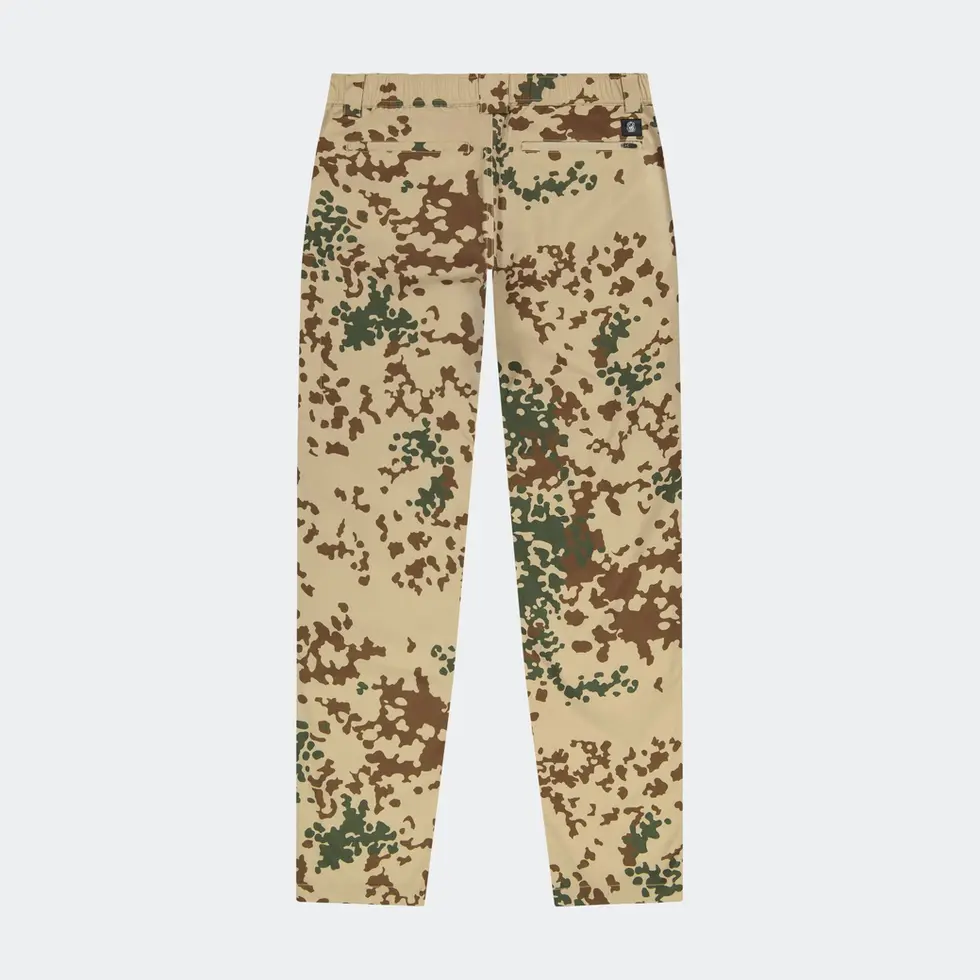 QILO x WRMFZY Driftwood Pants in Tropentarn camo pattern back view