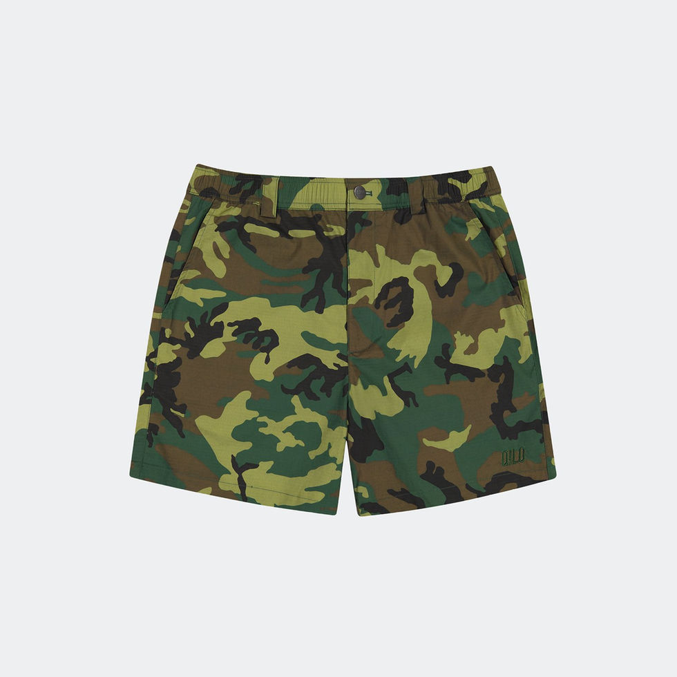 Front view of QILO EDC Mk. II Short in ERDL