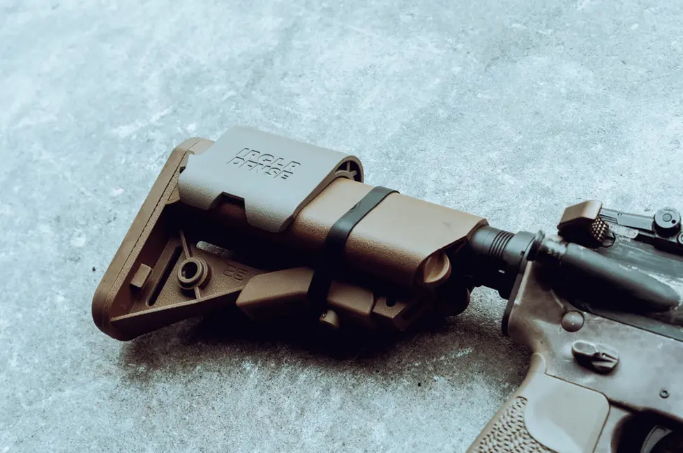 FDE Irregular Defense FEER B5 SOPMOD 0.50" cheek riser, mounted on a B5 SOPMOD stock in FDE