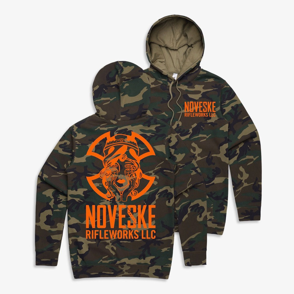 WRMFZY x Noveske Shredder Hoodie in M81 Woodland pattern